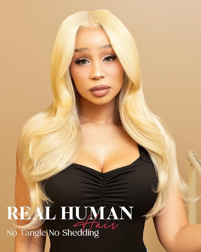 30 Inch Wear And Go Glueless 613 9x6 HD lace front wig Human Hair Pre Plucked Pre Cut For Beginners Human Hair 180% Density Body Wave Lace Front Wigs No Glue Pre Cut 3 Seconds To Wear Glueless Wig