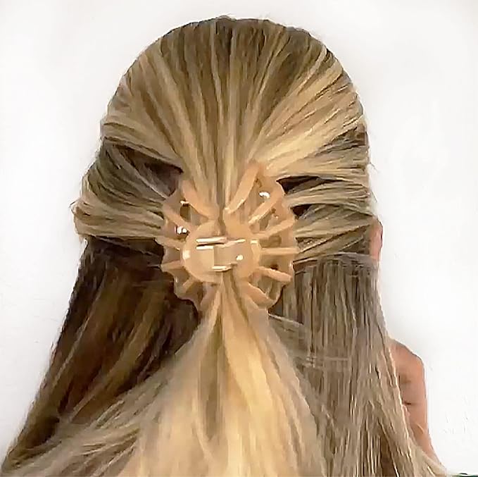 Camila Paris CP3051 French Octopus Hair Clip, Large Hair Clips for Thick Hair, Big Hair Claw Clip for Long Hair, Durable Girls Hair Clips for Women for Wavy Hair, Strong No-Slip Grip. Made in France