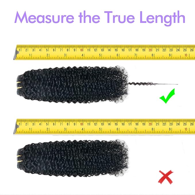 Seamless 3C 4A Kinky Curly Clip In Extension PU Weft Curly Clip in Extension Human Hair Clip Ins Full Head for Black Women Brazilian Remy Human Hair Natural Color 8Pcs with18clips 120g/Set (14 inch)