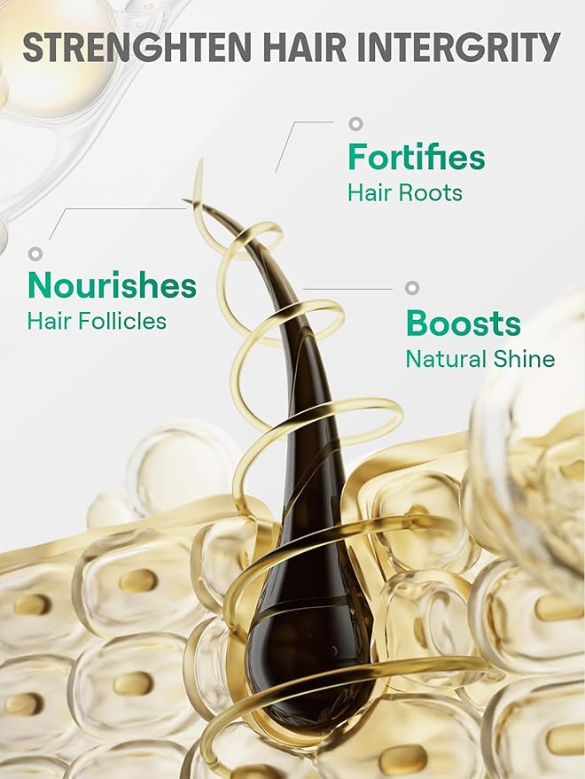 SHEGLAM Hair & Scalp Oil - 0.5 fl oz, Hydrating Serum, Macadamia & Grapeseed Oils, Soothes Dry Scalp, Balances Sebum, Adds Shine, For Sensitive Scalp & Dandruff (Ginger)