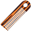 Giorgio G45 Tortoiseshell Detangling Wide Tooth Shower Comb, Easy Use for Thick Curly Wavy Hair. Long Detangler Comb For Wet and Dry Hair. Handmade, Saw-Cut, Hand Polished