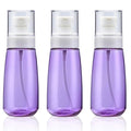 Cosywell Fine Mist Spray Bottle 3.4oz/ 100ml Empty Cosmetic Refillable Travel Containers Plastic Hair Spray Bottle Sprayer for Perfume Skincare Makeup Lotion (3Purple)