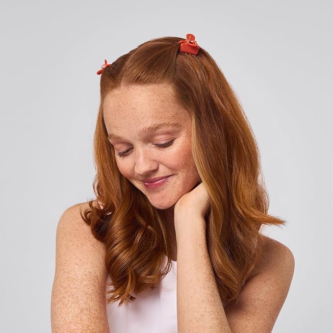 Kitsch Small Hair Clips for Women and Girls – Mini Claw Clips | Hair Accessories | Daily Styling, Recycled, Cherry Blossom Design | Ideal Gifts for Women – 8pc Set