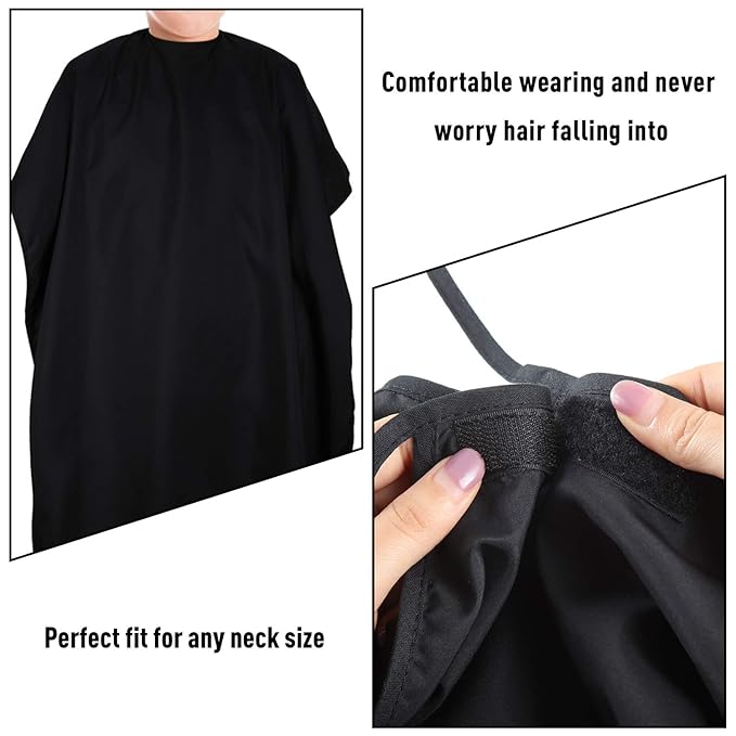 Geyoga 2 Pcs Kids Barber Cape Kids Hair Cutting Capes for Salon Waterproof Apron for Haircut 47. 3 x 31. 5 Inch