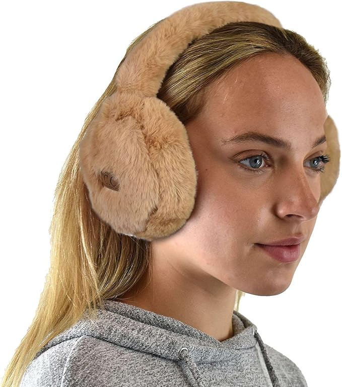 C.C Soft Winter Warm Adjustable Headband Ear Warmer Earmuffs
