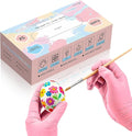 PROMEDIX P Kids Gloves Disposable for 6-10 Years,100PCS Nitrile Gloves for Crafting,Cooking,Latex-Free,Powder-Free