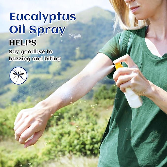 HIQILI Eucalyptus Essential Oil 1 Fl Oz, 100% Pure Natural Therapeutic Grade, Premium Grade Glass Dropper for Diffuser, Humidifier, Air Freshening, Cleaning, Home, Skin