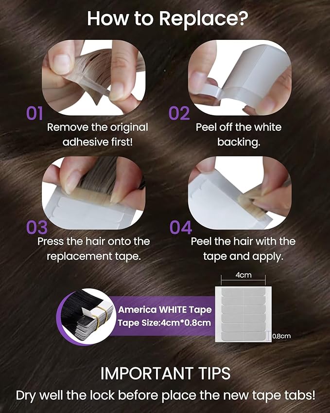 LaaVoo Darkest Brown Hair Extensions Tape in Real Human Hair Tape in Hair Extensions Human Hair Seamless Tape on Extensions 16inch 40pcs 80g