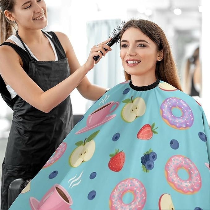 Hairdresser Cape with Neck Clasp for Coloring/Perming/Styling