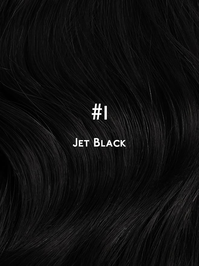 WENNALIFE Invisi Edge 8cm Tape in Hair Extensions Human Hair, 18 Inch 50g 10pcs, Jet Black Invisible Remy Tape Ins Straight Reusable Natural Injected Weft Extensiones De Cabello Humano