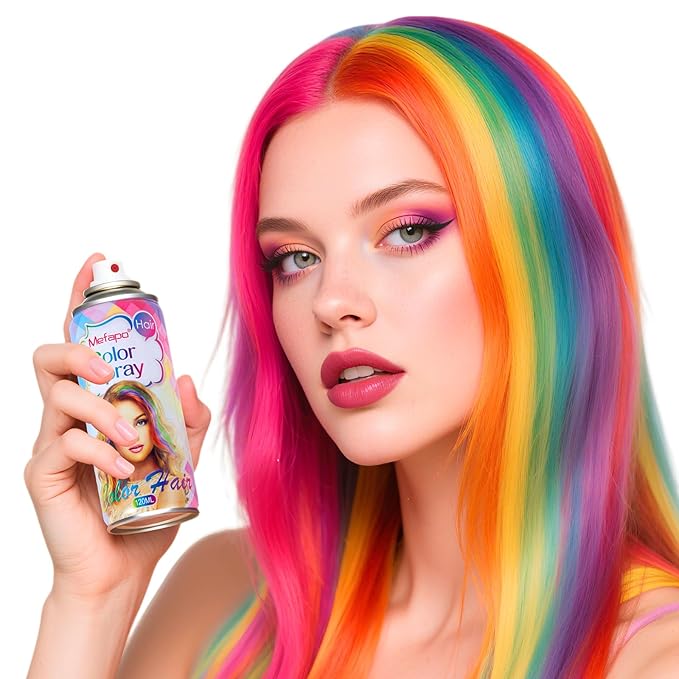 Red Hair Spray,Red Temporary Hair Color Spray for Kids Women, Washable Temporary Hair Dye, Hair Color Wax Natural Hair Strong Style Gel Cream for Christmas Party,Halloween,Cosplay(4.06oz)