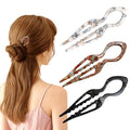 3Pcs Prestige French Hair Pins for Women,Elegant Hair Clips for Thin or Thick Hair,New Hair Accessories - Serrated Anti-Slip Design (Muticolor B)