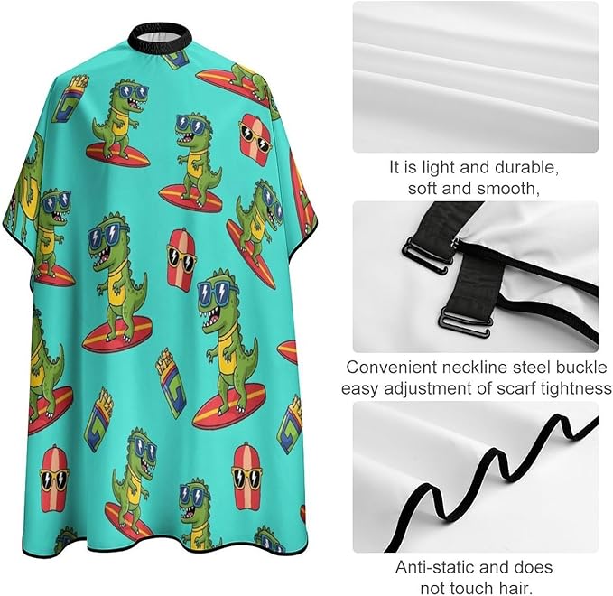 Barber Cape Waterproof Lining Anti Static Design for Salons/Home Use