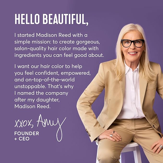 Madison Reed Root Perfection Permanent Root Touch Up, Medium Golden Brown 6G Dervio, 10 Minutes for 100% Gray Root Coverage, Ammonia-Free Hair Dye, Two Applications