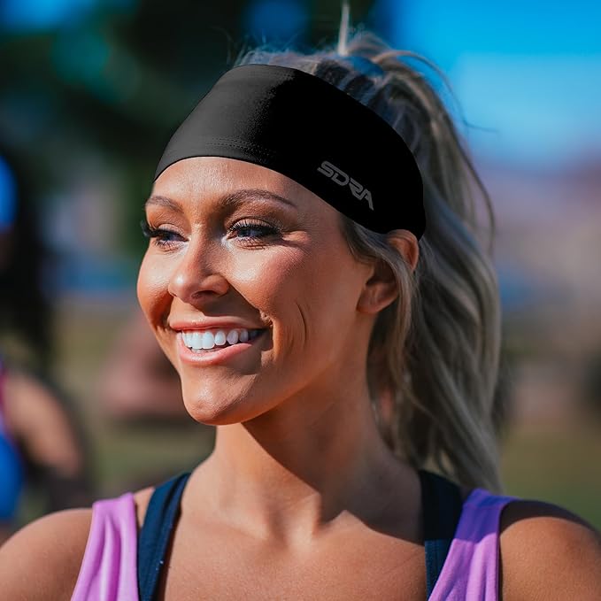 Suddora Workout Headband - Lightweight, Stylish & Comfortable Spandex Headband for Running, Workout, Football, Cosplay & Costumes