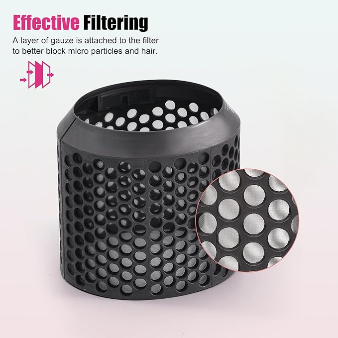 Outer Filter Cover Compatible with Dyson Airwrap Hair Styler HS01 HS05 Models Outer Magnetic Filter Cage Replacement Parts