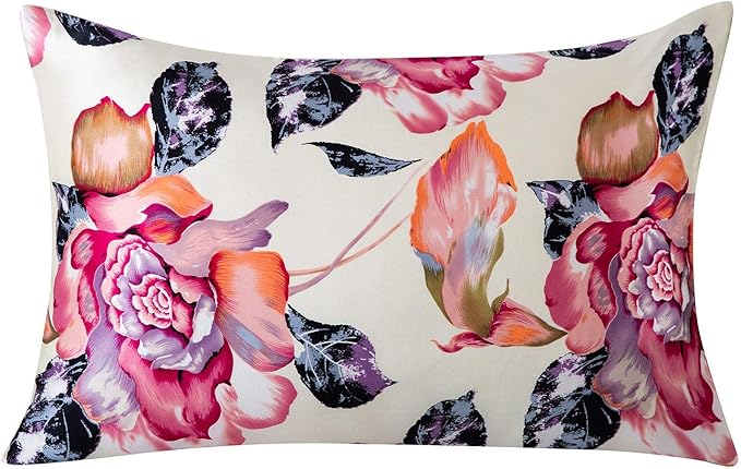 SLPBABY Silk Pillowcase for Hair and Skin with Hidden Zipper Print (Standard(20''x26''), Pattern20)