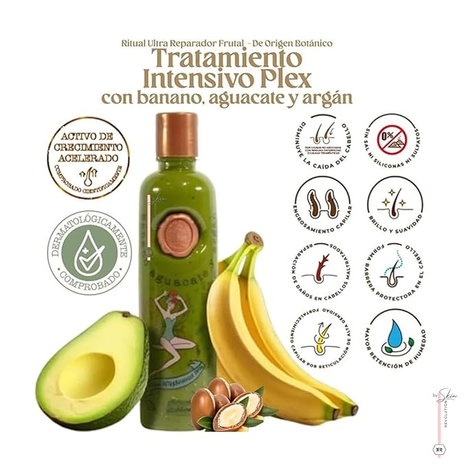 Ritual Botánico Keratina Orgánica | Treatment to Straighten, Repair and Relax Hair | Natural, Organic & Vegan | Product of Colombia | Tratamiento Plex, 400 ml/13.52 Fl Oz (2 Count)