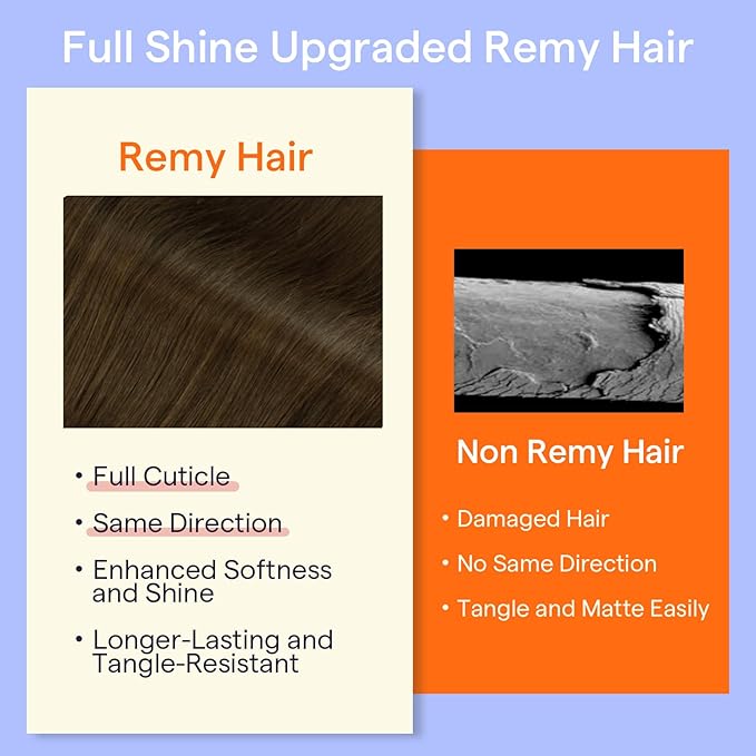 Full Shine Hair Extensions Real Human Hair Clip ins Medium Brown Real Hair Extensions Clip in Human Hair Triple Weft Invisible Clip in Extensions Straight Remy Hair 7 Pcs 120 G 24 Inch