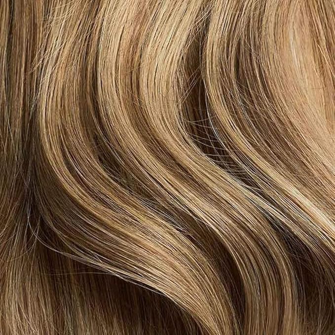 Luxy 100% Remy Human Hair – Halo Clip-In Hair Extensions –Natural Looking Volume & Length - One-Piece - Easy 5-Min Application 140 grams 16" Bronde Balayage Halo