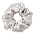 LilySilk Brand 100% Mulberry Silk Hair Scrunchie, Bright Coffee, No Damage, Elastic Silk Ponytail Holder, 1 Count, Suitable for All Hair Styles and Lengths