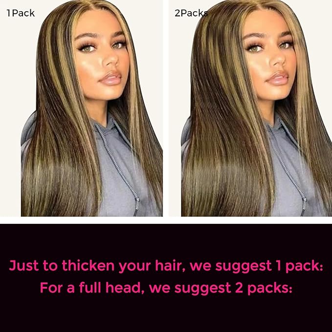 Lashey Clip in Hair Extensions Real Human Hair Straight 7pcs 120g Balayage Ash Brown to Honey Blonde 24 Inch Long Hair Extensions for Black Women