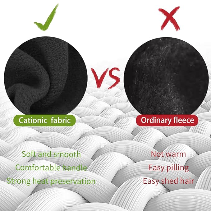 Ear Warmers for Men and Women & Ear Warmers for Cold Weather Headband (Black, One Size)