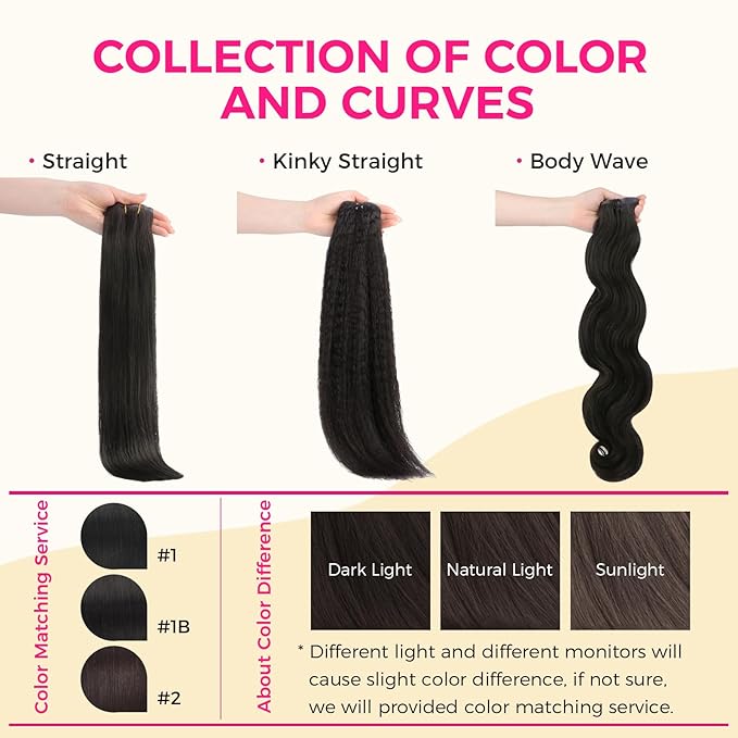 Lashey Clip in Hair Extensions Real Human Hair 7pcs 110g Straight Seamless, 14 Inch #2 Dark Brown Natural Thick Clip in Hair Extensions