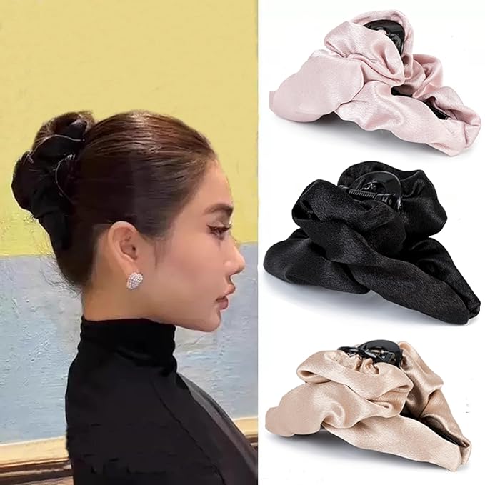 Cloud Hair Clip for Women,Hair Claw Clips High Cranial Crest,4.7” Large Banana Jaw Clip Strong Hold, Barrettes Nonslip,Hair Accessories Birthday Wedding Christmas Gift for Girls Thick Curly(3PCS)