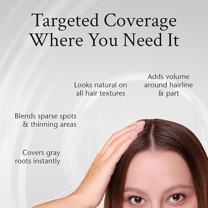 Boyd’s Brush It Away | Grey Hair Root Touch Up for Women & Men | Temporary Hair Color Mascara | Quick-Dry Water-Resistant Concealing Formula | Light Brown, 2-Pack