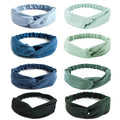 Elastic Knotted Headbands for Women Cloth Head Hair Bands for Women's Hair Non Slip Boho Wrap Twisted Hair Accessories