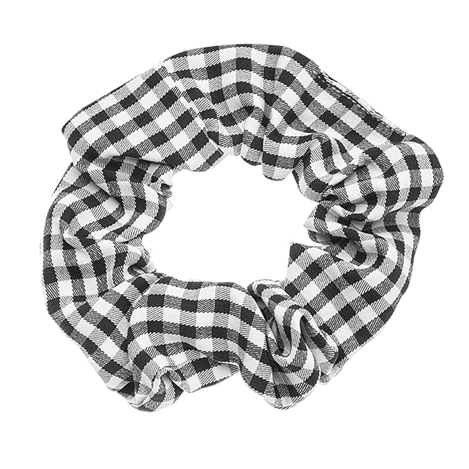 LOOKSEVEN Classic Plaid Hair Scrunchies for Women, 6PCS Bandana Scrunchy Hair Ties, Scrunchies Hair Ties for Women. (Classic Plaid)