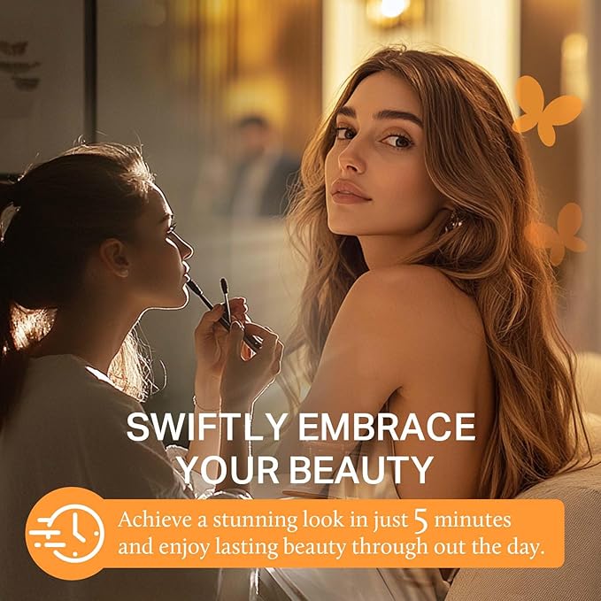 DOORES Seamless Clip in Hair Extensions, Bleach Blonde 18 Inch 7pcs 110g, Invisi Edge Hair Extensions Straight Remy Weft