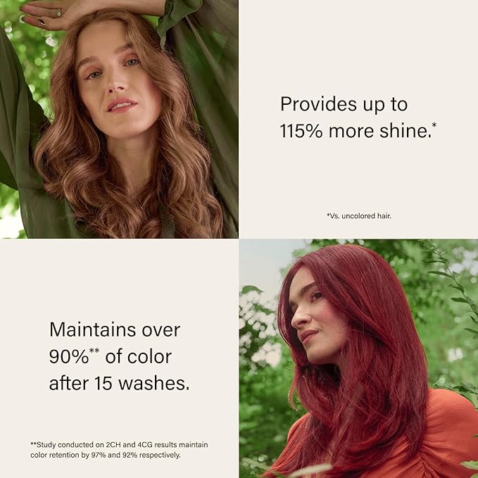 ion Inspired By Nature Permanent Hair Color Natural Darkest Rich Chestnut Brown 2NN, made from 100% naturallyderived polymers, cruelty free, vegan, PPD free, recyclable packaging, 2.05 oz