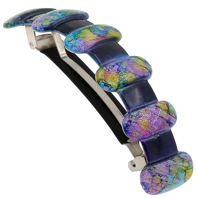 Camila Paris CP3305 French Hair Barrette Clip for Girls for Thick Curly Wavy Long Hair, Strong Hold Grip Hair Clips for Women, Automatic, No Slip Durable Styling Girls Hair Accessories, Made in France