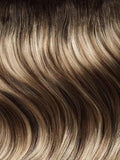 Luxy 100% Remy Human Hair – Halo Clip-In Hair Extensions –Natural Looking Volume & Length - One-Piece - Easy 5-Min Application 150 grams 12" Dimensional Rooted Light Bronde