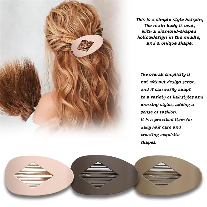 8Pcs Flat Square Hair Clips Large Claw Clips for Thick Medium Thin Hair Non Slip Strong Hold Barrettes French Duckbill Accessories for Women Girls Leopard