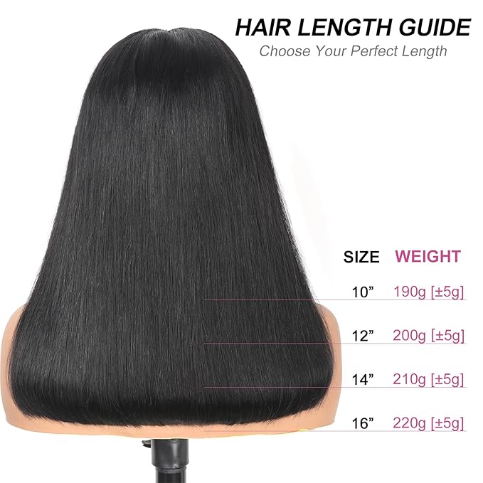 210% Density Lace Frontal Bob Wig Human Hair 12A Brazilian Virgin 9x6 Glueless Wigs Human Hair Pre Plucked Pre Cut HD Transparent Lace Wigs 16 Inch
