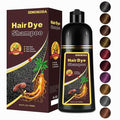 Deep Wine Red Hair Dye Shampoo 3 in 1 for Gray Hair, Instant Hair Dye for Men Women, Long-lasting & Natural Hair Color Shampoo, Effect in Minutes, 16.9 Fl Oz