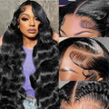 AMIRTY 250 Density 36 Inch13x6 Lace Front Wigs Human Hair Pre Plucked Real Virgin Human Hair Wig Invisilbe Hairline Tiny Knots Body Wave HD Lace Frontal Wigs 3X Longer Lifespan
