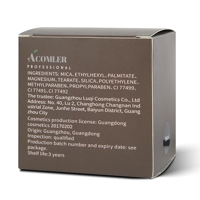 Acomler Root Touch Up Hair Color, Instant Root Cover Up, Black Hairline Powder, Gray Hair Cover Up Hair Fibers for Thinning, Hair Powder for Women Men Includes Makeup Brush (Black, 0.42oz)
