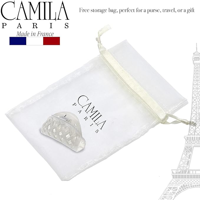 Camila Paris CP3206 French Hair Clip for Women for Thick Volume Hair, no Pulling or Damage, 2.75 in Girls Hair Claw Clips Jaw Fashion Durable and Styling Hair Accessories for Women, Made in France