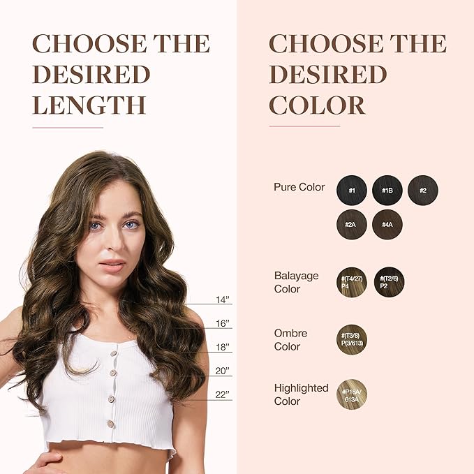 GOO GOO Clip in Hair Extensions Real Human Hair, Remy Human Hair Extensions Clip ins for Women, Natural Human Hair, 18inch 110g 7Pcs, 2/6/2 Balayage Dark Brown to Chestnut Brown