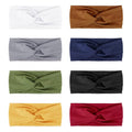DRESHOW Headbands for Women Girls Vintage Headband Knotted Headwraps Criss Cross Hair Bands Accessories