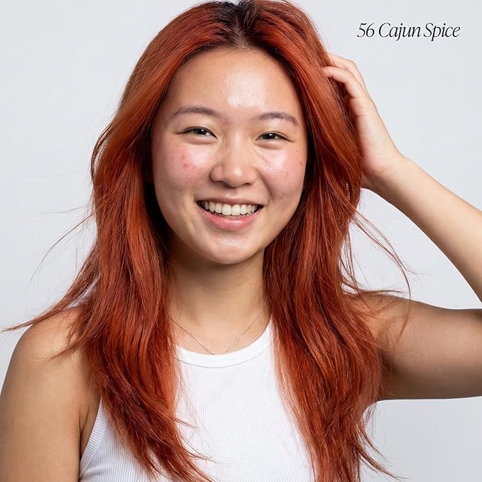 Adore Semi Permanent Hair Color (056 Cajun Spice) | Vegan & Cruelty-Free Brown Hair Dye | No Ammonia, No Peroxide, No Alcohol | 4 Fl Oz Each (Pack of 2)