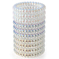 JessLab Spiral Hair Ties for Women, 10-Pack Traceless No-Damage Ponytail Holders, Coils Hair Bands for Girls, Assorted Colors