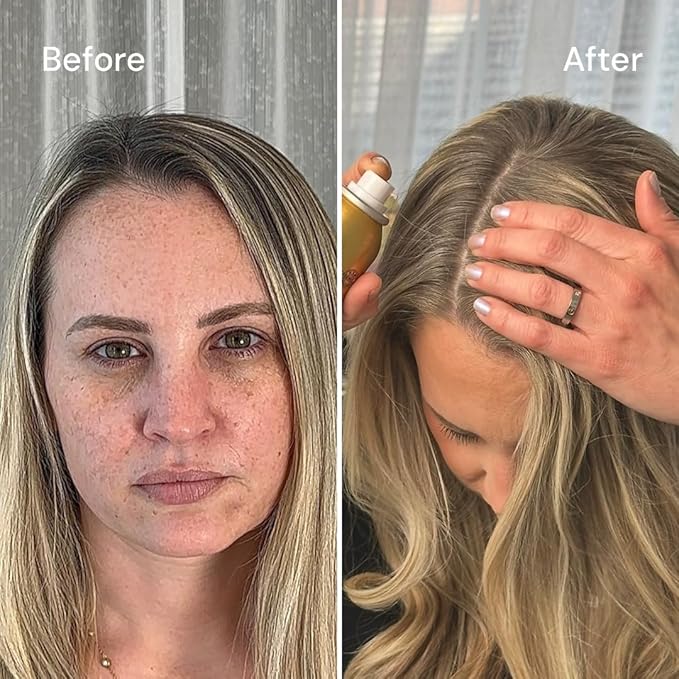 Style Edit LIGHT BLONDE Root Concealer Touch Up Spray (Multiple Colors Available) Instantly Covers Greys And Dark Roots - Professional Salon Quality Blonde Perfection Grays Cover Up Hair Products for Women 4 Ounce