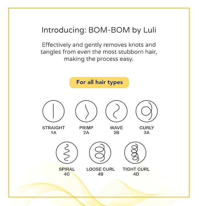 BOM BOM 2 Unit Kit, Wet And Dry Vented Detangling Hair Brush For All Hair Types, Light Weight Hairbrush, Scalp Massage Brush (Black white)