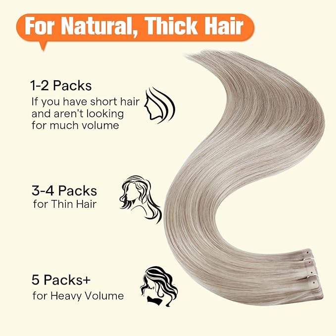 Full Shine Holed Human Hair Tape in Extensions 18P613 Ash Blonde Highlight Blonde 20Pcs 30G Invisible Seamless 12Inch Skin Weft Tape Extensions Human Hair for Women Wedding Soft Remy Hair Extensions