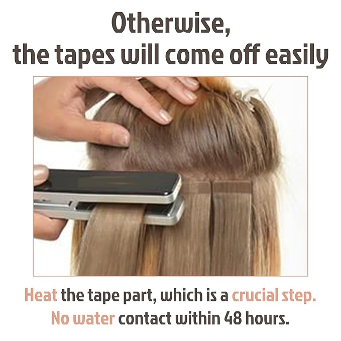 Sunny Hair Tape in Hair Extensions Real Human Hair Invisible Remy Hair Extensions Tape ins for Women Darker Brown 18 inch 20Pcs 50G
